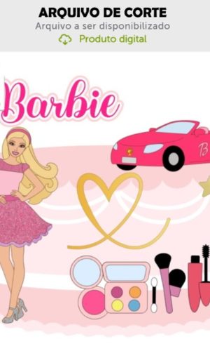 Arquivo de Corte Topo de Bolo Barbie