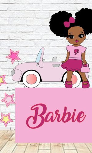 Arquivo de Corte Topo de Bolo Barbie Baby Studio 012