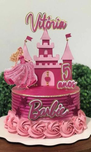 Arquivo de Corte Topo de Bolo Barbie Csv179