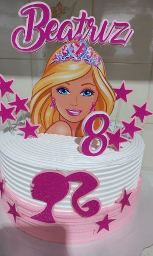 Arquivo De Corte Topo De Bolo Barbie