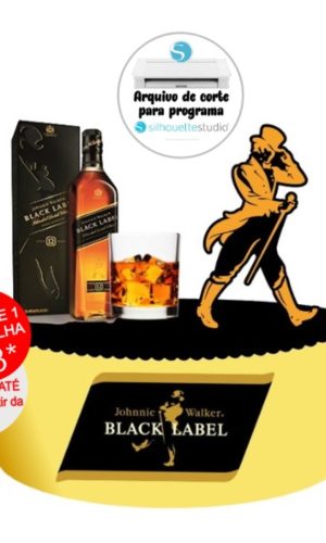Arquivo de Corte Topo de Bolo Black Label