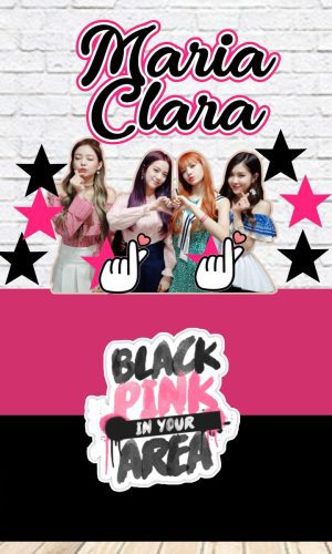 Arquivo de Corte Topo de Bolo Black Pink Studio
