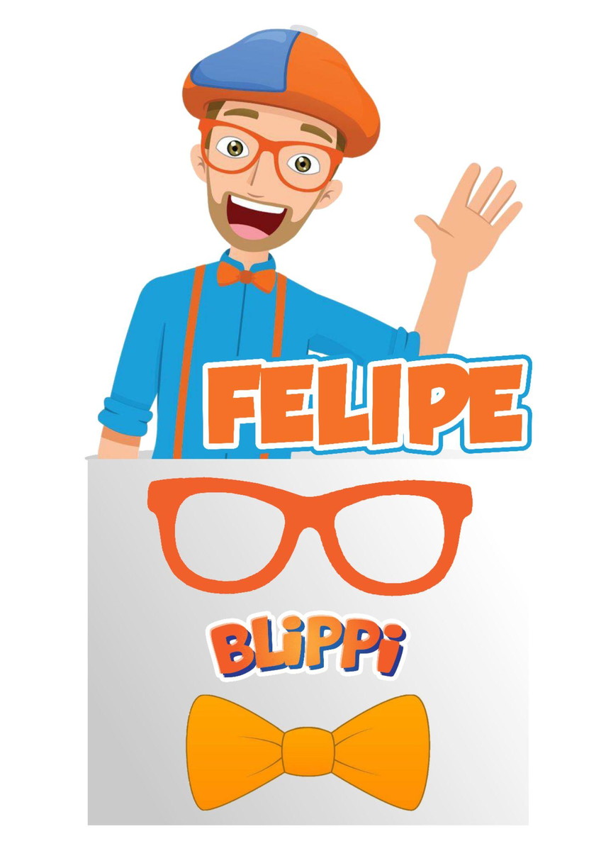 Arquivo de Corte Topo de Bolo Blippi 01