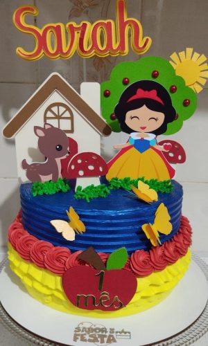 Arquivo De Corte Topo De Bolo Branca De Neve