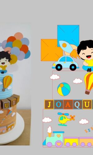 Arquivo de Corte Topo de Bolo Brinquedos 2