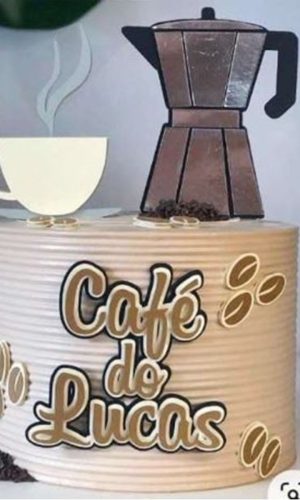 Arquivo de Corte Topo de Bolo Café CAMADAS COD: 911