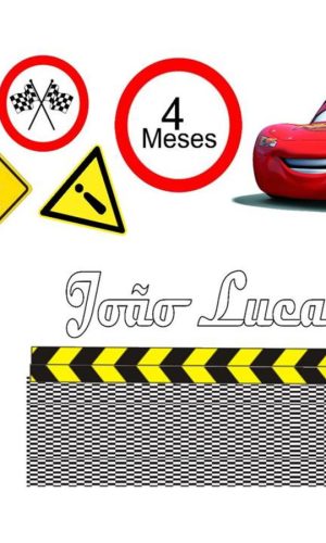 Arquivo de Corte : Topo de Bolo Carros 3 - Studio.