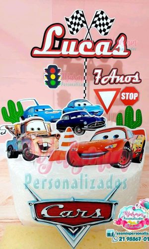 Arquivo de Corte Topo de Bolo Carros