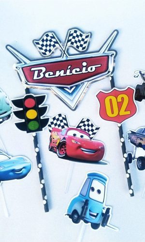 Arquivo de Corte Studio - Topo de Bolo Carros (38)