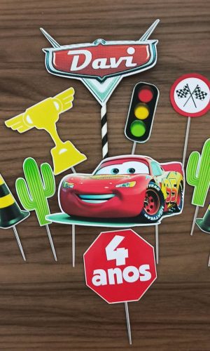 Arquivo de corte topo de bolo carros