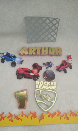Arquivo De Corte Topo De Bolo Carros Rocket League