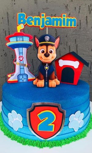 Arquivo De Corte Topo De Bolo Chase Patrulha Canina