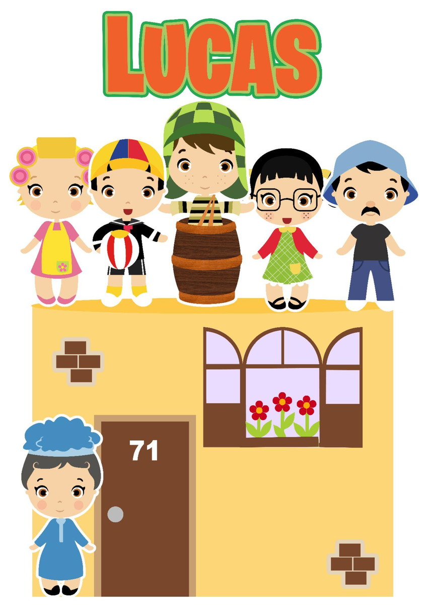 Arquivo de Corte Topo de Bolo Chaves 03