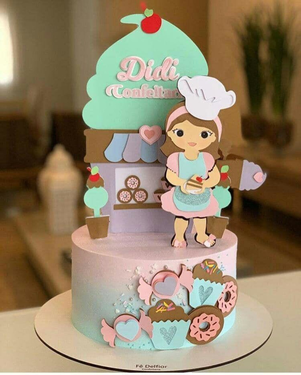 Arquivo de Corte - Topo de Bolo (Confeitaria) 2