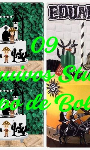 Arquivo de Corte Topo de Bolo - Cordel