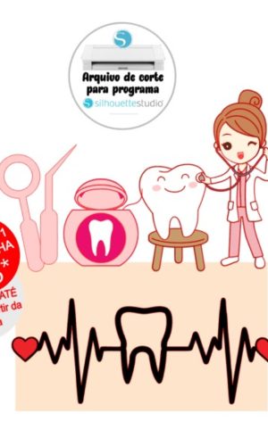 Arquivo de Corte topo de Bolo Dentista