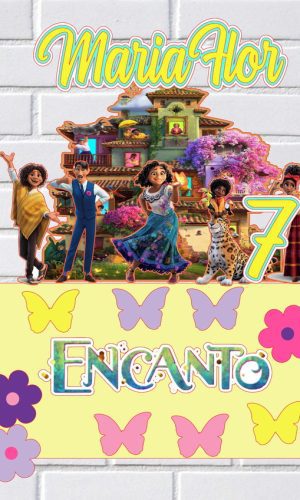 Arquivo de Corte Topo de Bolo Encanto Studio 001