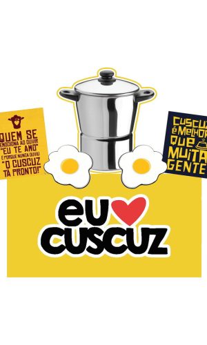 Arquivo de Corte Topo de Bolo Eu Amo Cuscuz