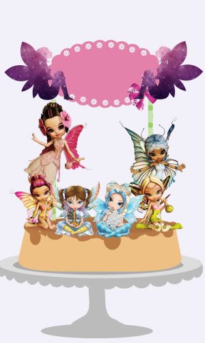 10 Arquivos Por R$ 10,00 Topo de Bolo Fadas