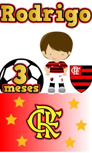 Arquivo de corte Topo de Bolo Flamengo 09