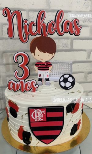 Arquivo de corte Topo de Bolo Flamengo
