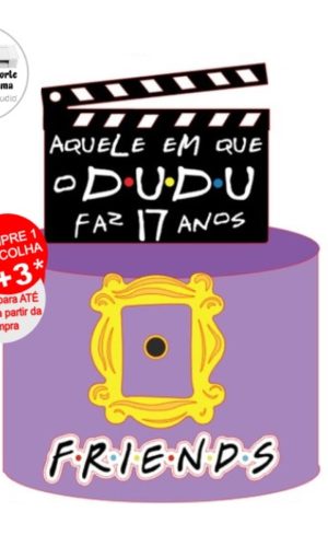 Arquivo de Corte Topo de Bolo Friends