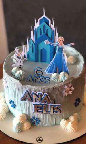Arquivo de Corte Topo de Bolo Frozen 009
