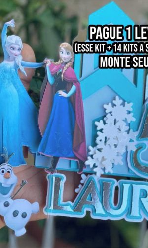 Arquivo de Corte Topo de Bolo Frozen 1