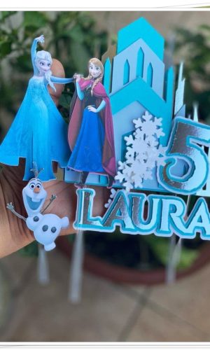 Arquivo de Corte Topo de Bolo Frozen 1