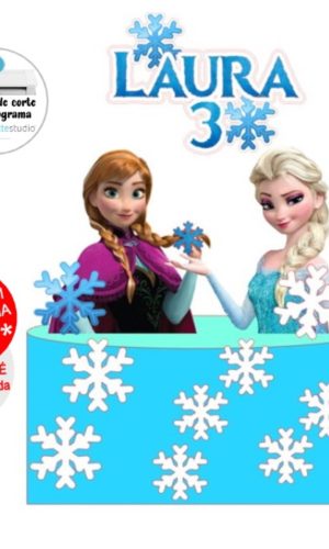 Arquivo de Corte Topo de Bolo Frozen