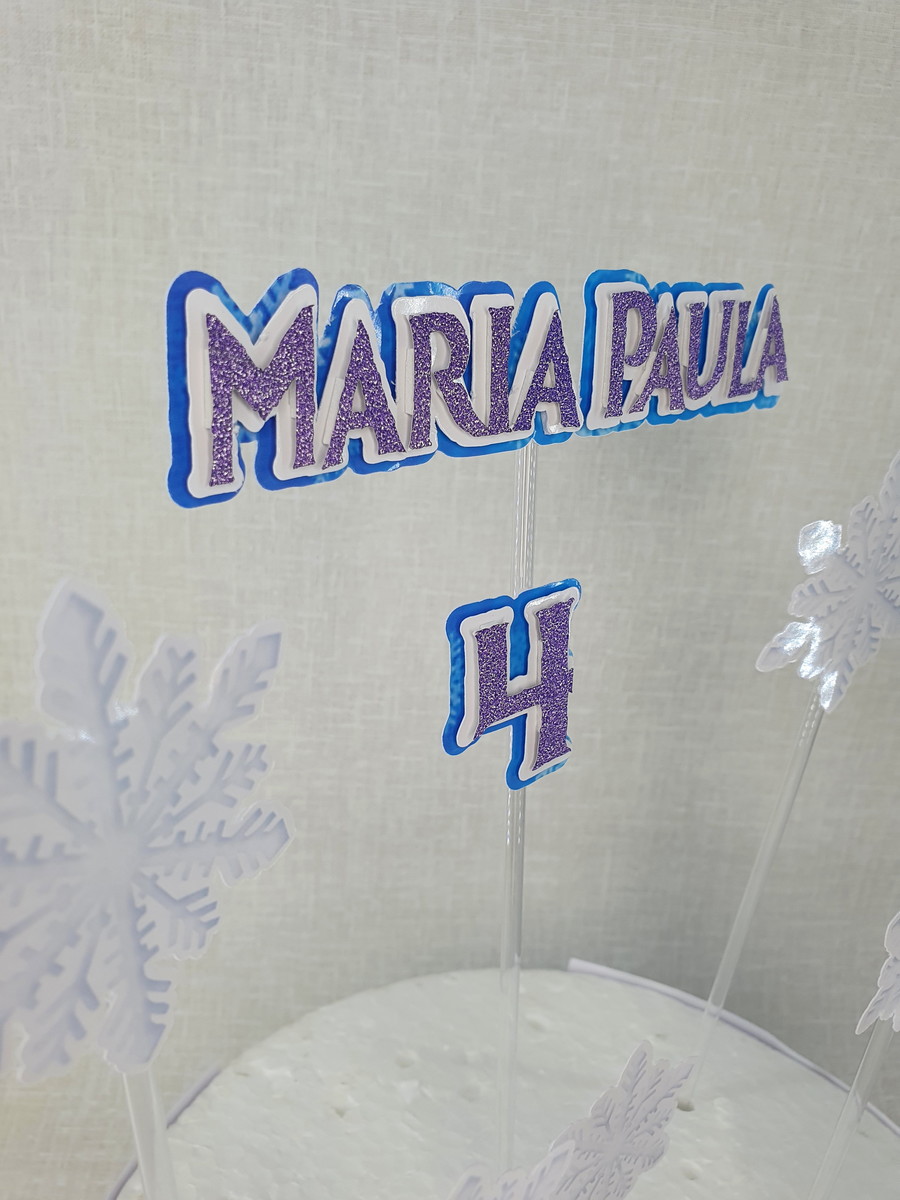 COMBO + Arquivo de Corte - Topo de Bolo Frozen 2 - Imagem 2