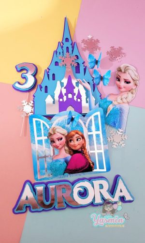 Arquivo de Corte Topo de Bolo Frozen 3