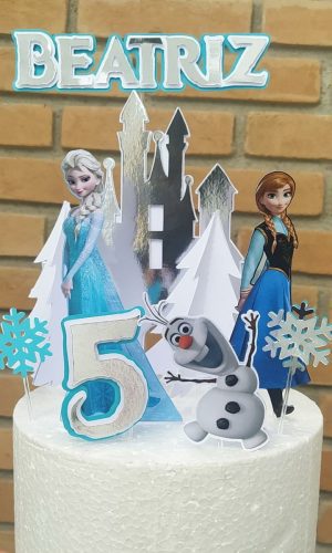 Arquivo De Corte Topo De Bolo Frozen