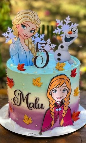 Arquivo de Corte Topo de Bolo Frozen