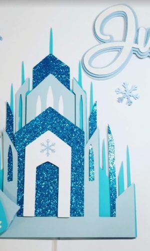 Arquivo de Corte - Topo de Bolo - Frozen (camadas)