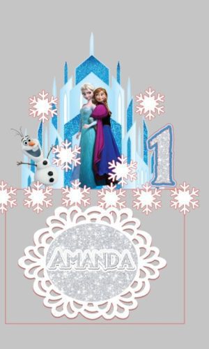 Arquivo De Corte Topo De Bolo Frozen