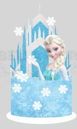 Arquivo de Corte Topo de Bolo Frozen Elsa - Bf