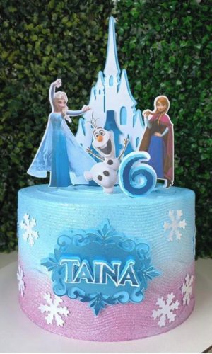 Arquivo de Corte Topo de Bolo Frozen Elza Ana e Olaf 014