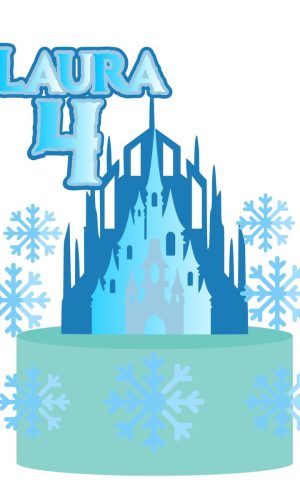 Arquivo de Corte Topo de Bolo Frozen