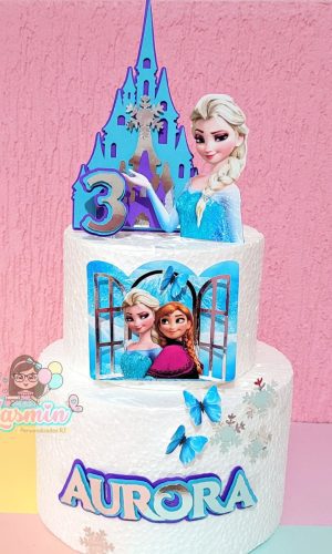 Arquivo de Corte Topo de Bolo Frozen