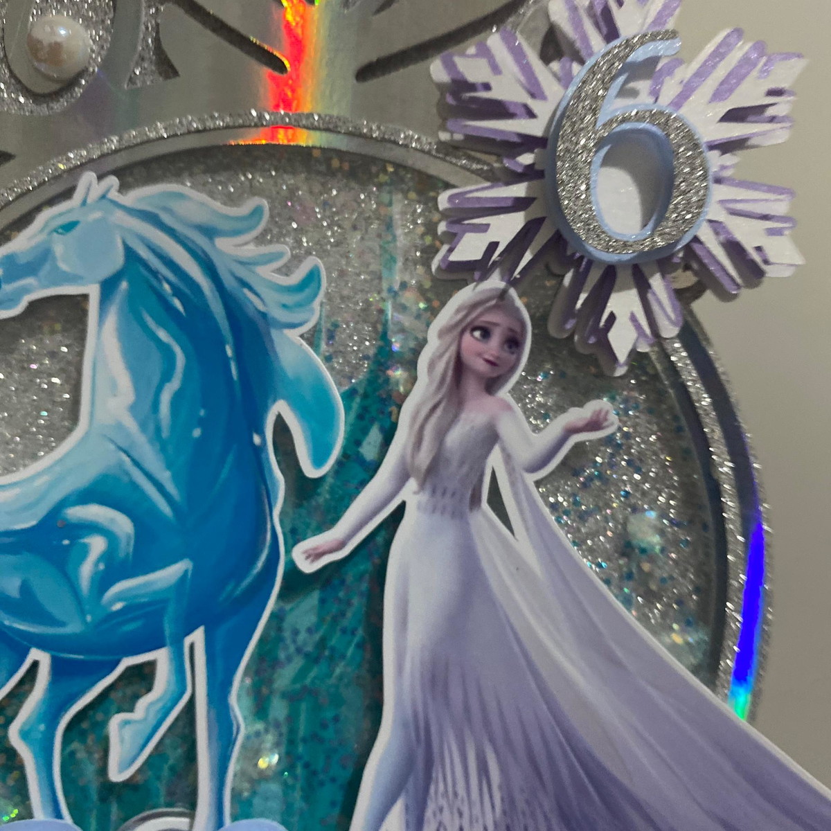 Arquivo de Corte Topo de Bolo Shaker Frozen - Imagem 2