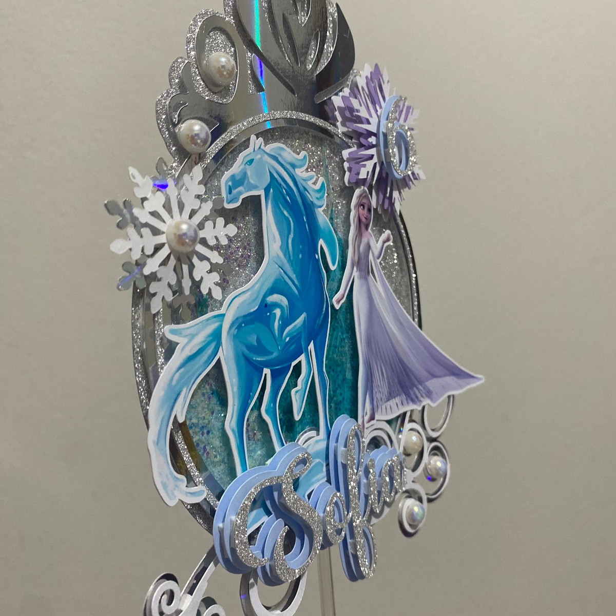 Arquivo de Corte Topo de Bolo Shaker Frozen - Imagem 4