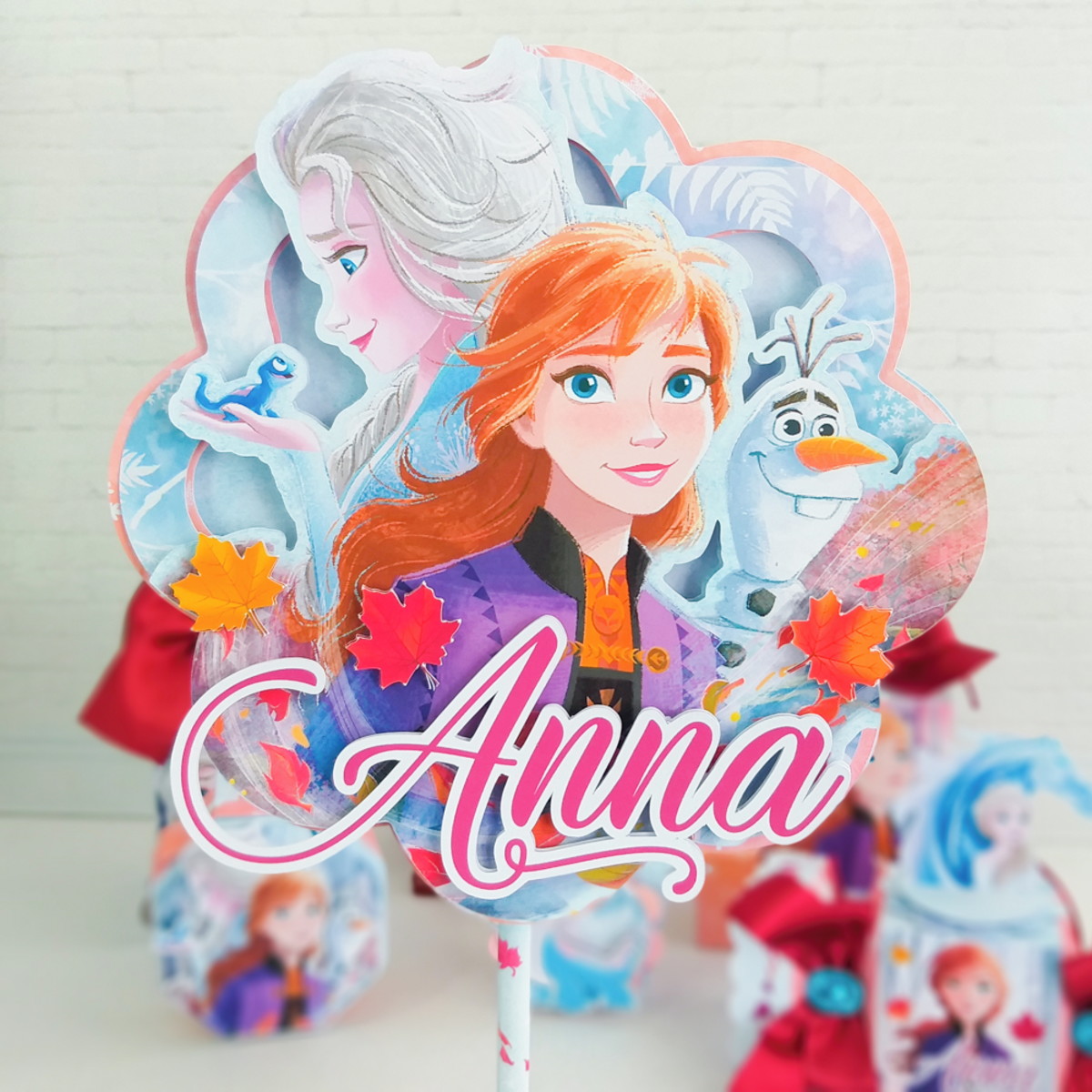 Arquivo De Corte Topo De Bolo Frozen - Studio E Pdf - Imagem 2