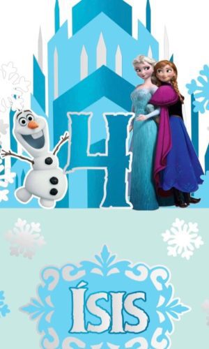 Arquivo de Corte Topo de Bolo Frozen
