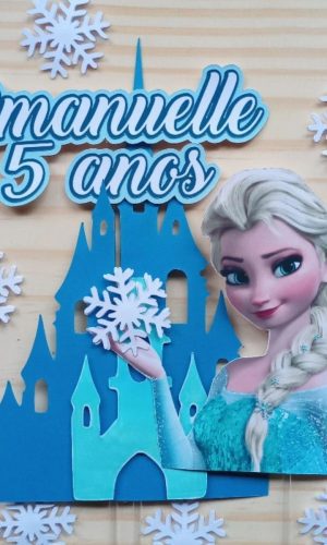 Arquivo de Corte Topo de Bolo Frozen