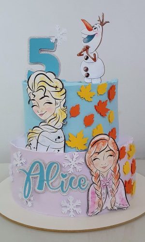 Arquivo de Corte Topo de Bolo Frozen