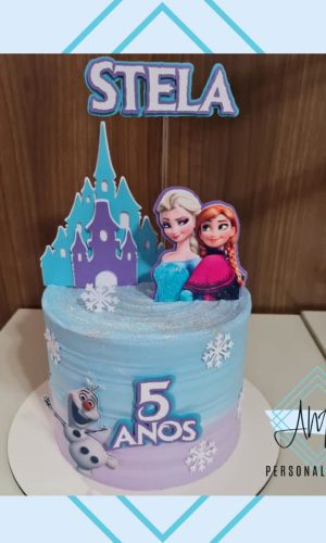 Arquivo de corte - Topo de Bolo Frozen