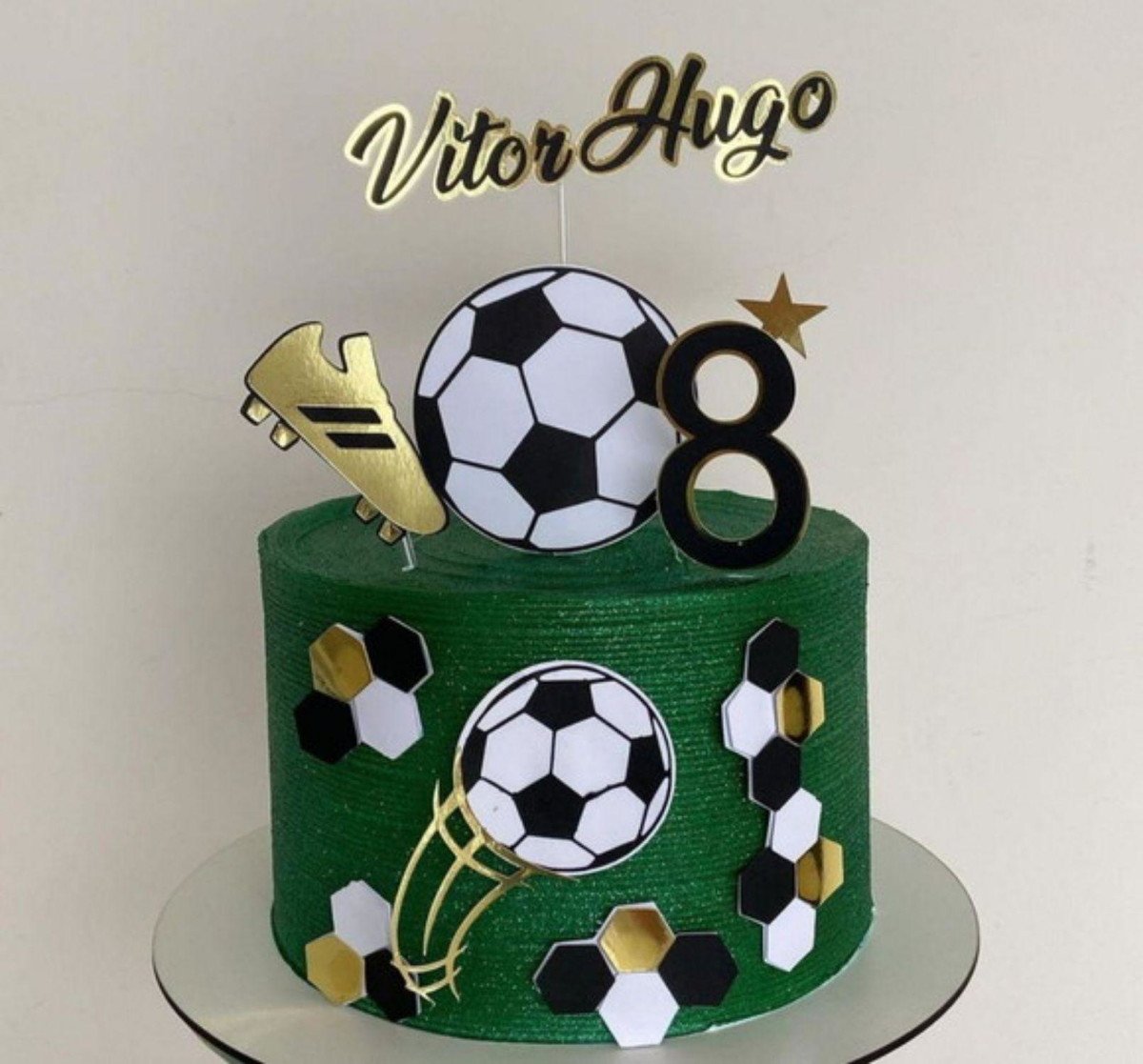 Arquivo de Corte Topo de Bolo Futebol Chuteira Studio