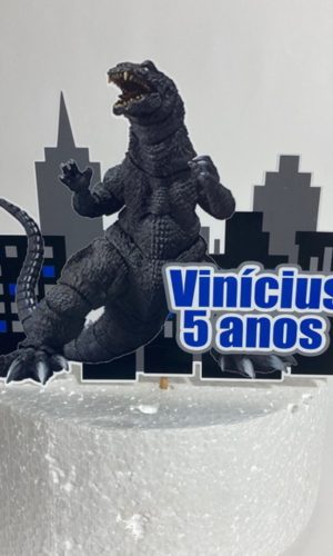 Arquivo de Corte Topo de Bolo Godzilla