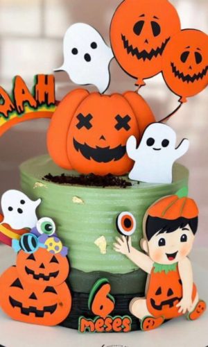 Arquivo de Corte Topo de Bolo Halloween